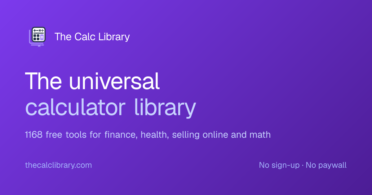 The Calc Library screenshot 1